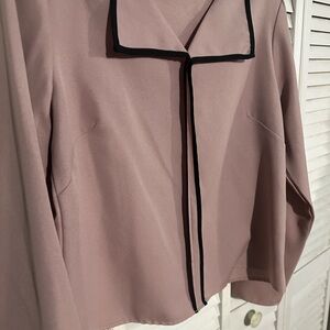 SHEIN Pink Top with Black Edging
